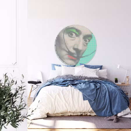 Rund fototapet - Iconiq Salvador