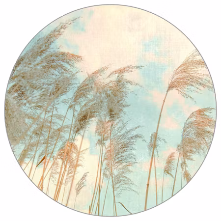 Rund fototapet - Gentle sway