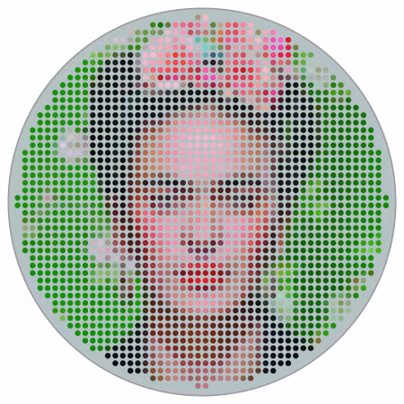 Rund fototapet - Iconiq Frida