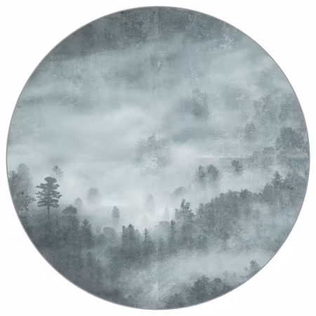 Rund fototapet - Respire