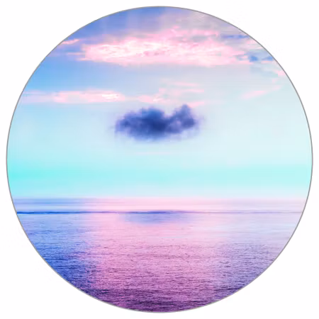 Rund fototapet - Shimmer