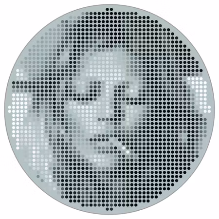 Rund fototapet - Iconiq Kate