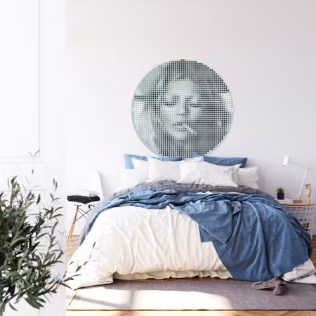 Rund fototapet - Iconiq Kate