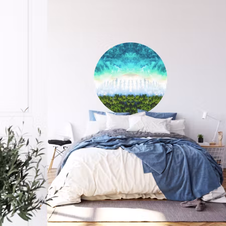 Rund fototapet - Castaway