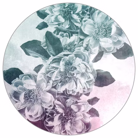 Rund fototapet - Blooming