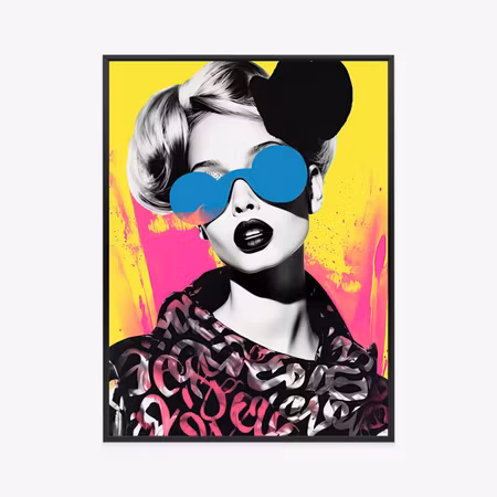 Poster med ram - Explosion of beauty and colors -