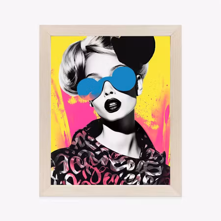 Poster med ram - Explosion of beauty and colors -