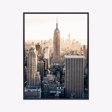 Poster med ram - Nyc view of skyscrapers in the