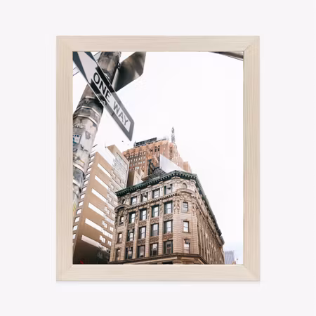 Poster med ram - Signpost on nyc street