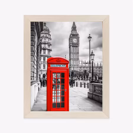 Poster med ram - Big ben in the background of a