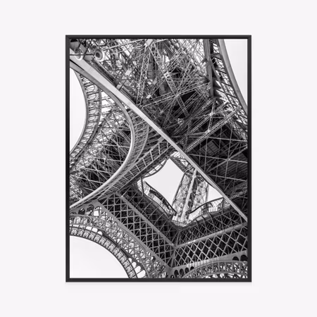 Poster med ram - Black and white view of the