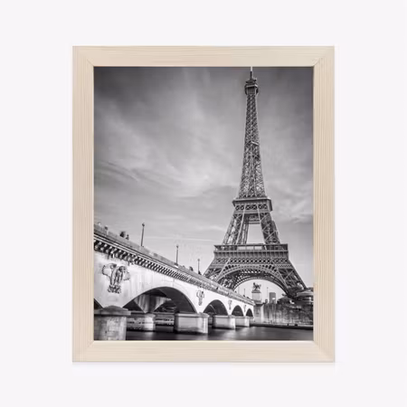 Poster med ram - Black and white view of the pont