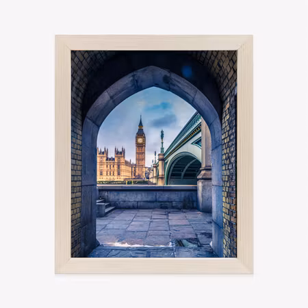 Poster med ram - Big ben and the palace of