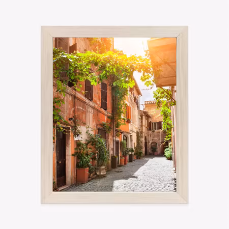 Poster med ram - An atmospheric street in