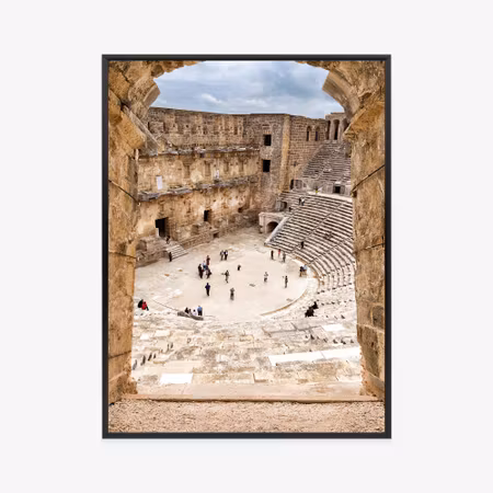 Poster med ram - Ancient temple architecture