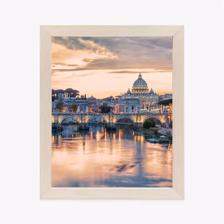 Poster med ram - Sunset over the vatican