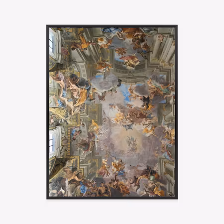 Poster med ram - Roman architecture with frescoes