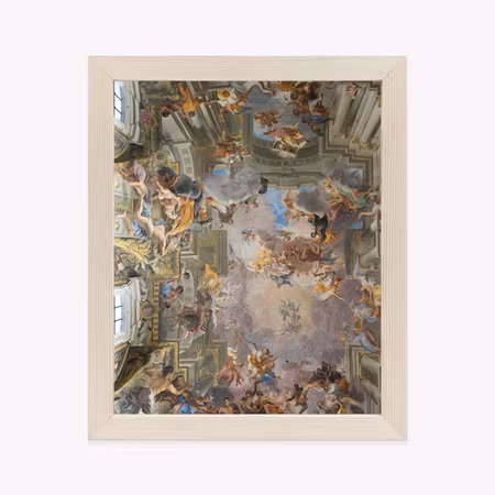 Poster med ram - Roman architecture with frescoes