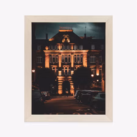 Poster med ram - Illuminated architecture in rome