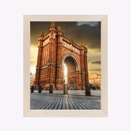 Poster med ram - Arc de triomphe famous building