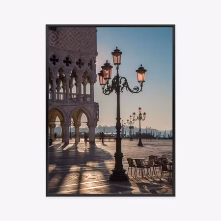 Poster med ram - Doge amp s palace and st mark amp