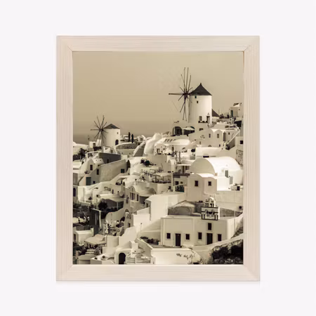 Poster med ram - Typical architecture in the greek
