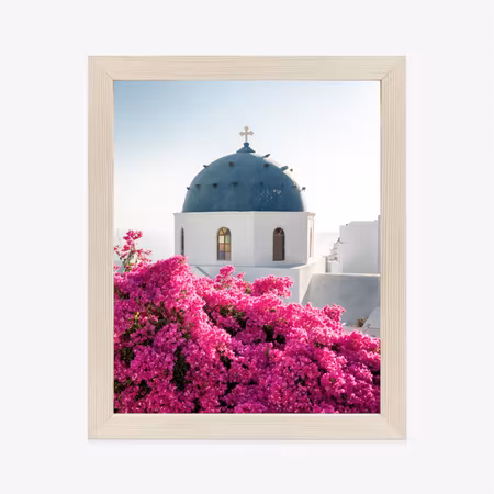 Poster med ram - Typical santorini architecture