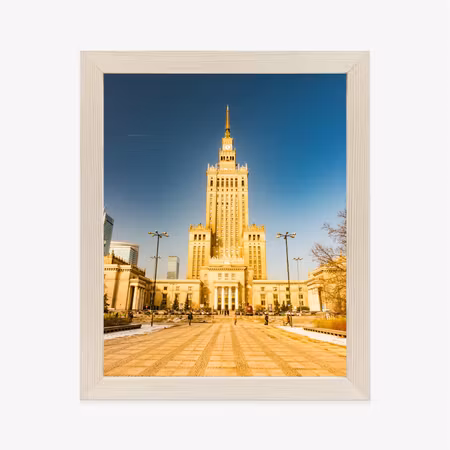 Poster med ram - Palace of culture in warsaw