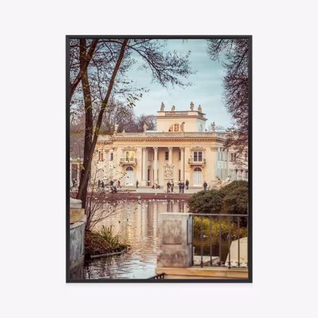 Poster med ram - The royal palace on the water in