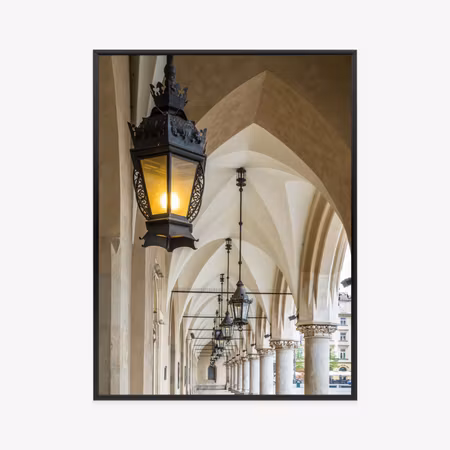 Poster med ram - Krakow amp s cloth hall