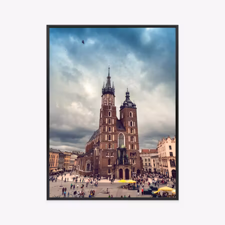 Poster med ram - Picturesque sky over st mary amp