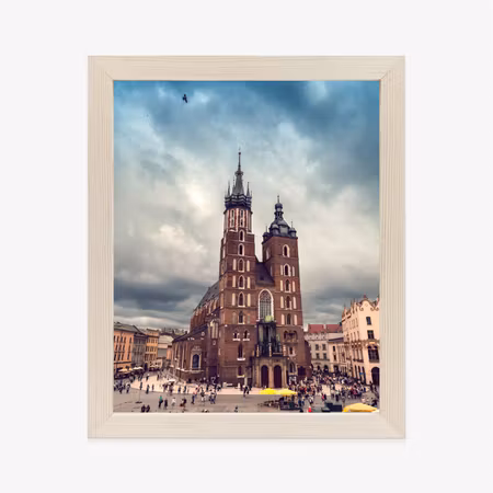 Poster med ram - Picturesque sky over st mary amp