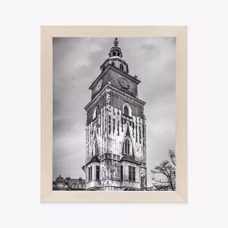 Poster med ram - Black and white photograph of the