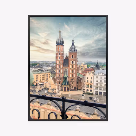 Poster med ram - St mary amp s church in krakow