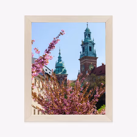 Poster med ram - Towers of wawel cathedral krakow