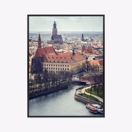 Poster med ram - Krakow landscape