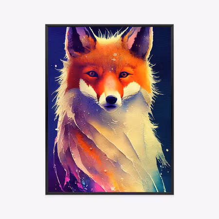 Poster med ram - Beautiful fine art portrait of