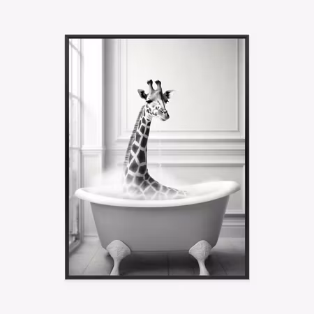 Poster med ram - Surreal illustration with a