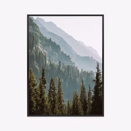 Poster med ram - Kyrgyzstan nature landscape