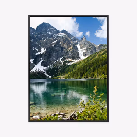 Poster med ram - Morskie oko in the polish tatra
