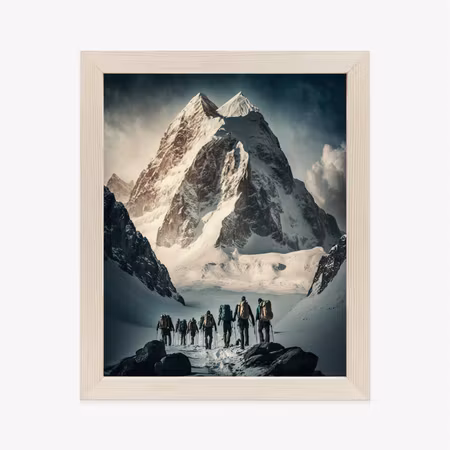 Poster med ram - Mountain adventure