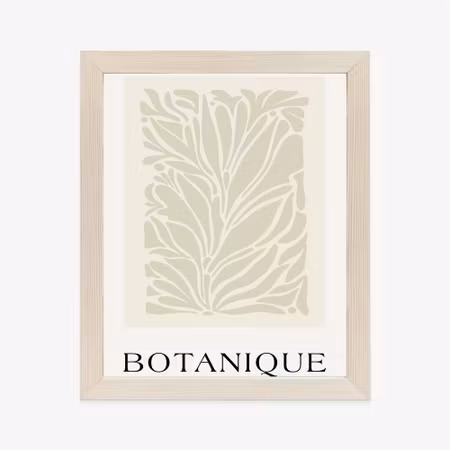Poster med ram - Botanical composition with retro