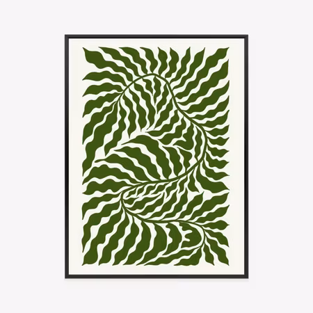 Poster med ram - Botanical composition minimalist