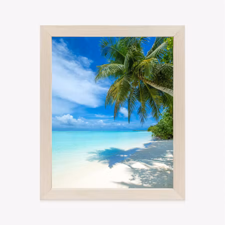 Poster med ram - Tropical maldives island with