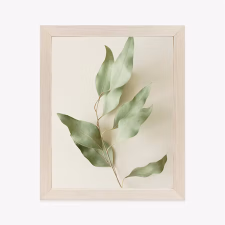 Poster med ram - Dry eucalyptus leaves