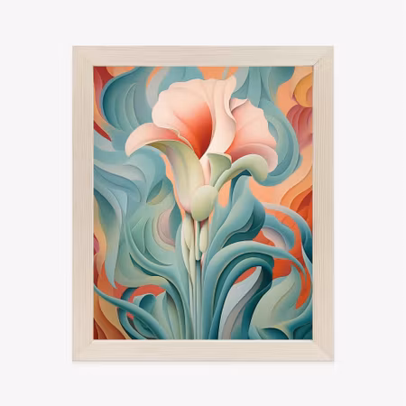Poster med ram - Stunning floral background