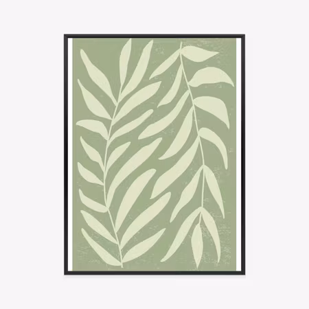 Poster med ram - Botany in the style of matisse