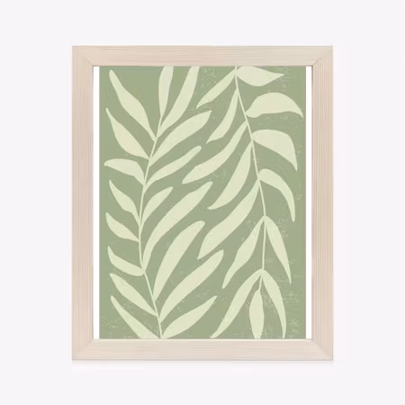 Poster med ram - Botany in the style of matisse