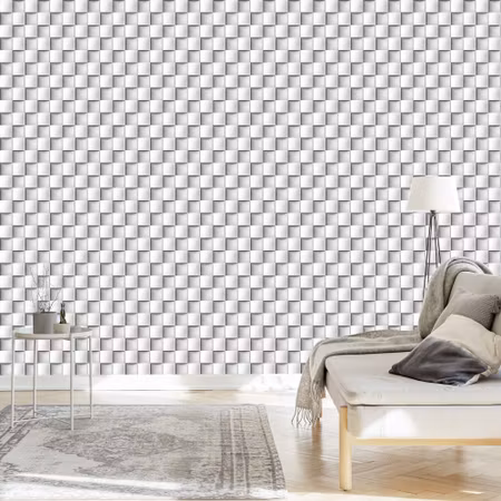 Tapet - Modernistisk Mosaik 3d-effekt