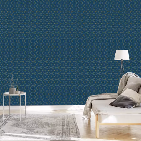 Tapet - Art Deco Minimalistiskt Mönster